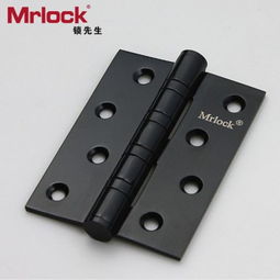mrlock黑色不銹鋼合頁(yè)4寸軸承房門靜音合頁(yè)木門合頁(yè)